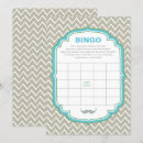 Search for blue green chevron baby shower invitations Moustache