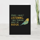 Search for budgie cards Parakeet