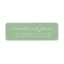 Search for save the date wedding return address labels Green