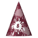 Search for birthday paper party hats Red