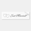 Search for just married bumper stickers Marriage