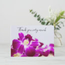 Search for purple thank you cards Orchid