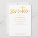Search for seventeen birthday invitations Seventeen year old