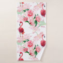 Search for pink flamingo bath towels Flowers
