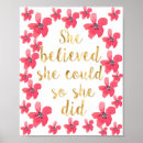 Search for desk top posters For her