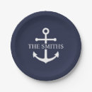 Search for nautical paper plates Navy
