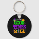 Search for the good time key rings Mardi gras costume