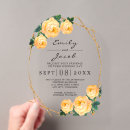 Search for gold acrylic wedding invitations Roses