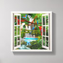 Search for rain forest canvas prints Jungle
