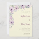Search for purple and yellow wedding invitations Flowers
