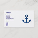 Search for anchor business cards Navy