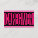 Search for caregiver business cards Caregiving