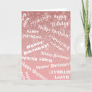 Search for rose gold birthday cards Elegant