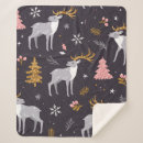 Search for cartoon reindeer blankets Winter