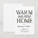 Search for modern house warming invitations Classic fancy script typography