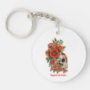 Search for skull couple key rings Dia de los muertos