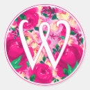 Search for floral letters stickers Watercolor