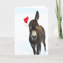 Search for donkey christmas cards Santa