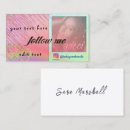 Search for follow me on instagram business cards Pink