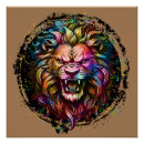 Search for geometric lion art Abstract