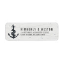 Search for rustic anchor return address labels Beach