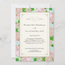 Search for floral lace wedding invitations Vintage