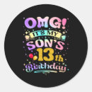 Search for 13th birthday stickers Years