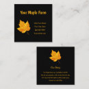 Search for maple business cards Yellow
