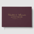 Search for wedding guest books Gold foil