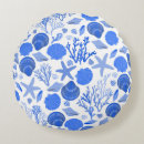 Search for coral and blue cushions Seashell