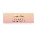 Search for pink damask return address labels Pattern