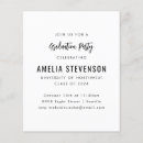 Search for modern college graduation invitations Minimalist