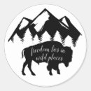 Search for wild buffalo stickers Bison