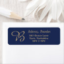 Search for navy gold return address labels Script