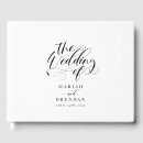 Search for classic wedding guest books Minimalist