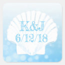 Search for blue seashell stickers Seaside