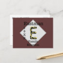 Search for monogram e postcards Elegant