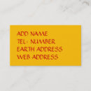Search for sand business cards Yellow