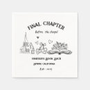 Search for book club napkins Typography