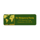 Search for antique map return address labels World