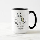 Search for i believe in unicorns mugs Fantasy