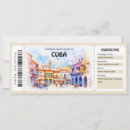Search for cuba invitations Boarding pass