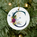 Search for letter c christmas tree decorations Floral
