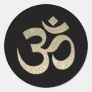 Search for yoga instructor stickers Om symbol