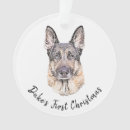 Search for dog breed christmas tree decorations German shepherd