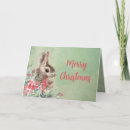 Search for cute rabbit christmas cards Animal