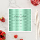 Search for mint green wedding napkins Chic