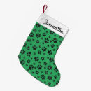 Search for paw print christmas stockings Tracks