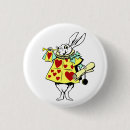 Search for alice in wonderland badges White rabbit