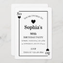 Search for playing cards birthday invitations Las vegas